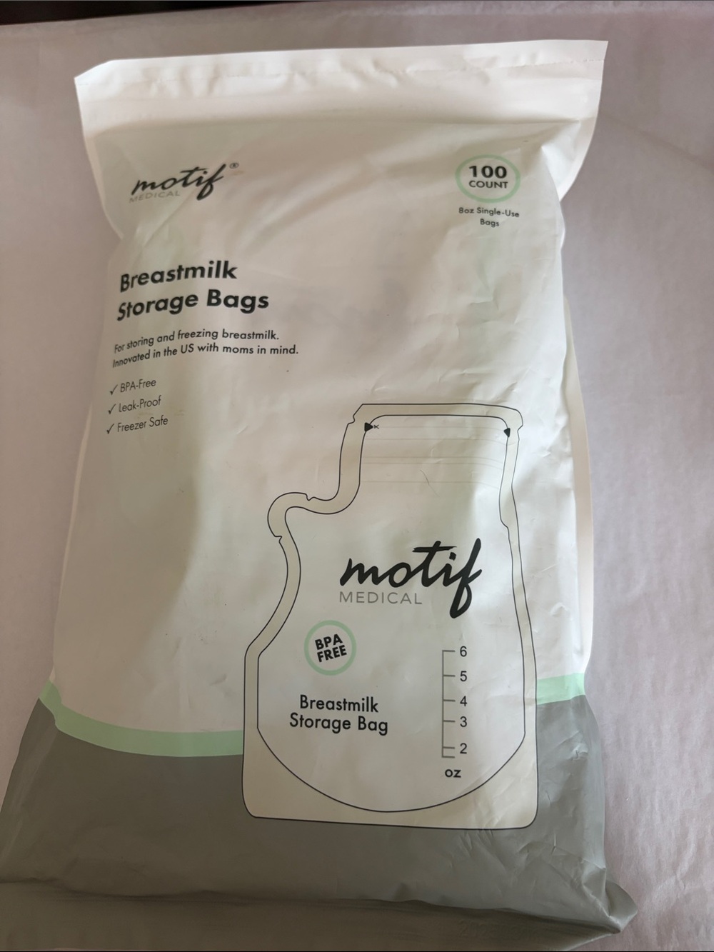 Breastmilk Storage Bags - Pack of 100 New